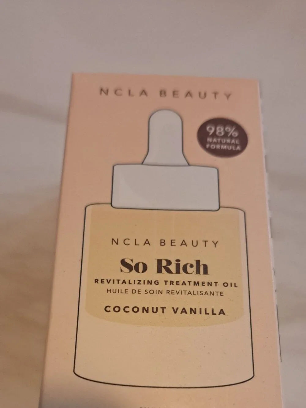 NCLA BEAUTY SO RICH REVITALIZING TREATMENT OIL- COCONUT VANILLA